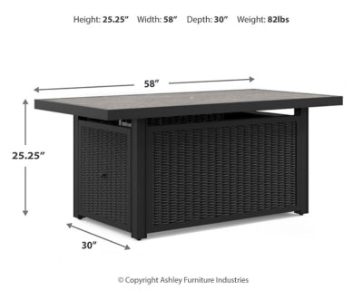 Beachcroft Outdoor Fire Pit Table
