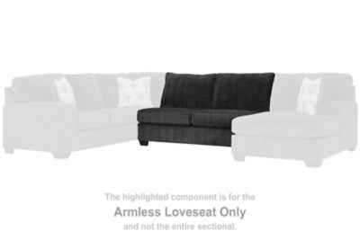 Hollyview Armless Loveseat