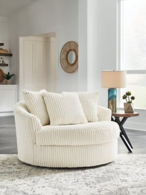 Lindyn Oversized Swivel Accent Chair