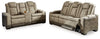 Next-Gen Durapella Power Reclining Sofa and Loveseat