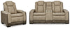 Next-Gen Durapella Power Reclining Loveseat and Power Recliner