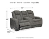 Next-Gen Durapella Power Reclining Loveseat with Console