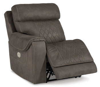 Hoopster Left-Arm Facing Power Recliner