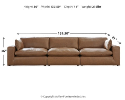 Emilia 3-Piece Sectional Sofa