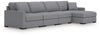 Omaha by Ashley 4-Piece Sectional with Chaise