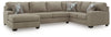 Newellen 3-Piece Sectional with Chaise