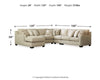 Luxora 4-Piece Sectional with Chaise
