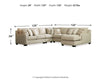 Luxora 5-Piece Sectional with Chaise