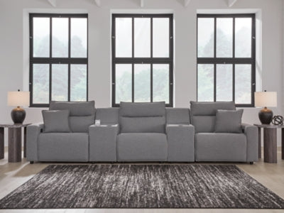 Modmax II 5-Piece Power Reclining Sectional with Consoles