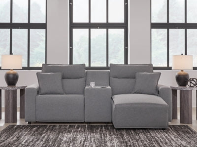Modmax II 3-Piece Power Reclining Sectional with Chaise and Console