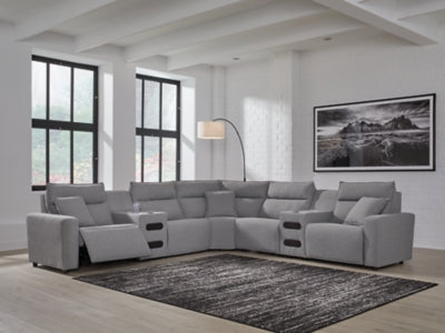 Modmax II 7-Piece Power Reclining Sectional with Audio Consoles