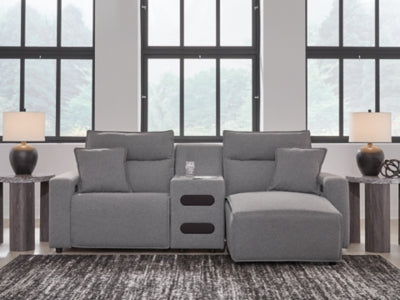 Modmax II 3-Piece Power Reclining Sectional with Chaise and Audio Console