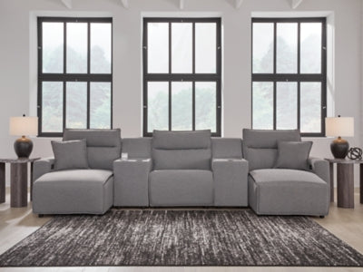 Modmax II 5-Piece Power Reclining Sectional with Chaise and Consoles