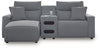 Modmax II 3-Piece Power Reclining Sectional with Chaise and Audio Console