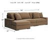 Calden 3-Piece Sectional with Chaise