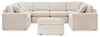 Modmax 6-Piece Sectional and Ottoman