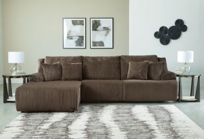 Top Tier 3-Piece Reclining Sectional Sofa Chaise