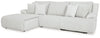 Top Tier 3-Piece Reclining Sectional Sofa Chaise