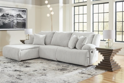 Top Tier 3-Piece Reclining Sectional Sofa Chaise