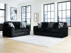 Midnight-Madness Sofa and Loveseat