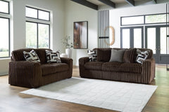 Midnight-Madness Sofa and Loveseat