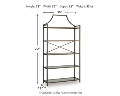 Bernonly 72" Bookcase