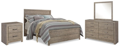 Culverbach Queen Panel Bed, Dresser, Mirror and Nightstand