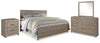Culverbach King Panel Bed, Dresser, Mirror and Nightstand