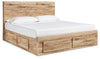 Hyanna King Panel Storage Bed with 1 Under Bed Storage Drawer