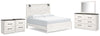 Gerridan King Panel Bed, Dresser, Mirror and 2 Nightstands