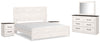 Gerridan King Panel Bed, Dresser, Mirror and 2 Nightstands