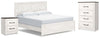 Gerridan King Panel Bed, Chest and Nightstand