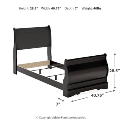 Huey Vineyard Twin Sleigh Footboard