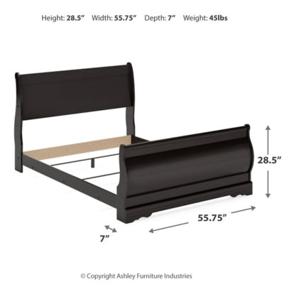Huey Vineyard Full Sleigh Footboard