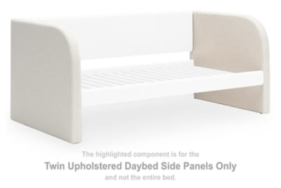 Shapella Twin Upholstered Daybed Side Panels