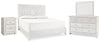 Paxberry King Panel Bed, Dresser, Mirror and Nightstand