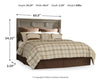 Juararo Queen Panel Headboard