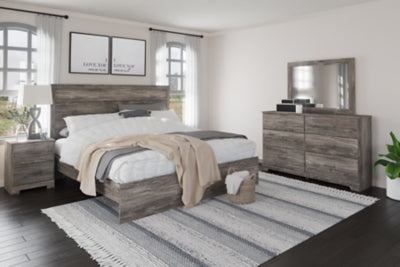 Ralinksi King Panel Bed, Dresser, Mirror, and Nightstand