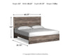 Ralinksi King Panel Bed