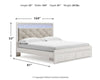 Altyra King Upholstered Storage Bed