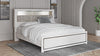 Altyra King Upholstered Panel Bookcase Headboard
