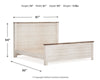 Willowton California King Panel Bed
