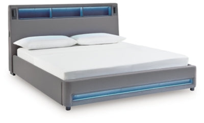 Cayberry California King Upholstered Bed