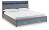Cayberry California King Upholstered Bed