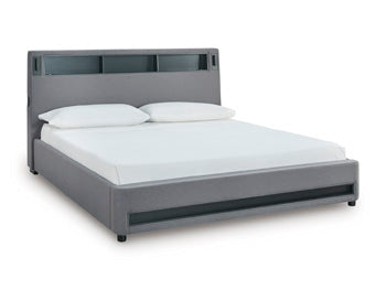 Cayberry King/California King Upholstered Headboard/Footboard/Roll Slats