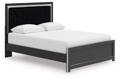 Birmonton Queen Upholstered Panel Platform Bed