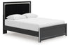 Birmonton Queen Upholstered Panel Platform Bed