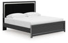 Birmonton King Upholstered Panel Platform Bed
