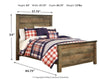 Trinell Full Panel Bed