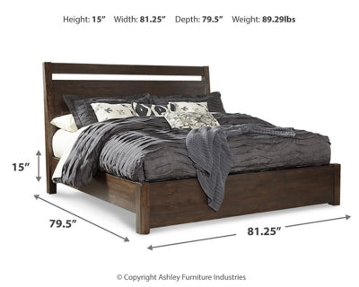 Starmore King Platform Style Footboard with Rails